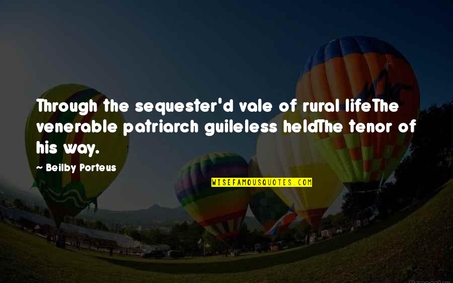 Vojska Bosne Quotes By Beilby Porteus: Through the sequester'd vale of rural lifeThe venerable