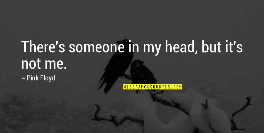 Voljet Quotes By Pink Floyd: There's someone in my head, but it's not