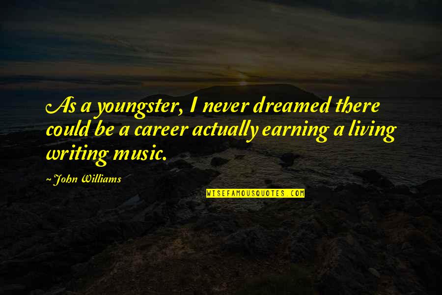 Volkmann Ischemia Quotes By John Williams: As a youngster, I never dreamed there could Volkmann Ischemia Quotes By John Williams: As a youngster, I never dreamed there could