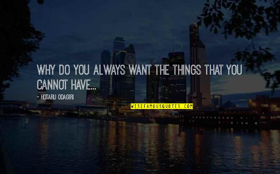 Vol's Quotes By Hotaru Odagiri: Why do you always want the things that Vol's Quotes By Hotaru Odagiri: Why do you always want the things that