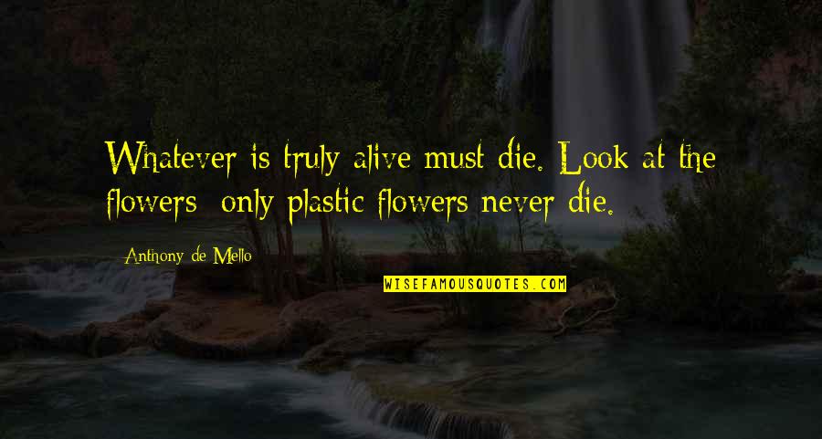 Voltron Legendary Defender Pidge Quotes By Anthony De Mello: Whatever is truly alive must die. Look at Voltron Legendary Defender Pidge Quotes By Anthony De Mello: Whatever is truly alive must die. Look at