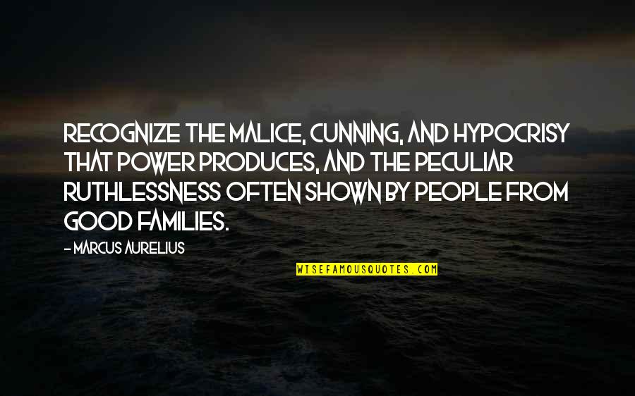 Volunteer Recruitment Quotes By Marcus Aurelius: Recognize the malice, cunning, and hypocrisy that power