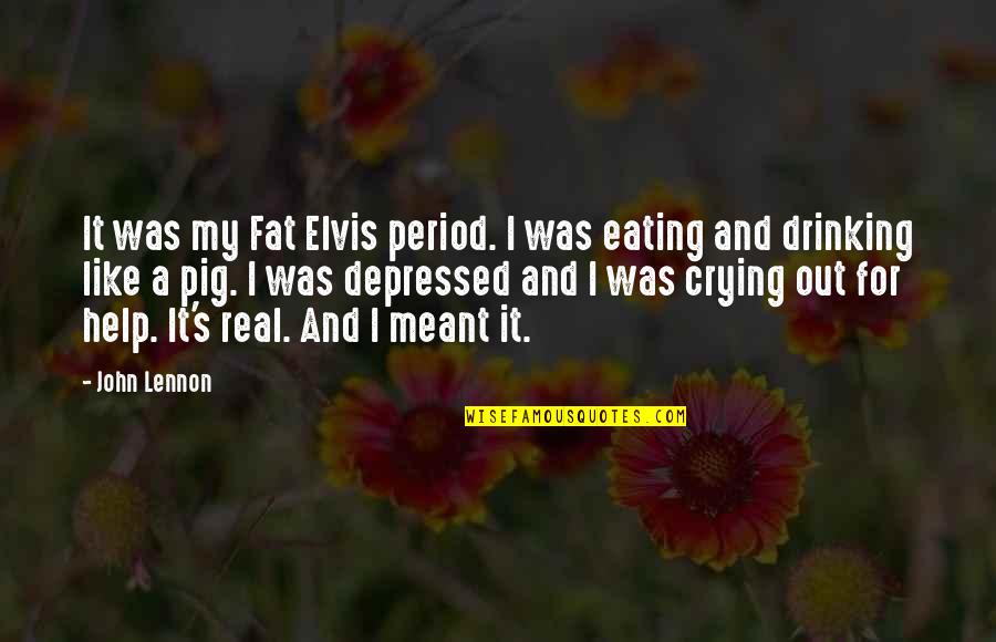 Vornicu Alexandra Quotes By John Lennon: It was my Fat Elvis period. I was