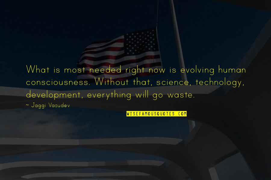 Voronezh Time Quotes By Jaggi Vasudev: What is most needed right now is evolving Voronezh Time Quotes By Jaggi Vasudev: What is most needed right now is evolving