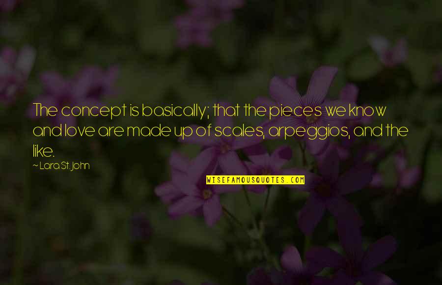 Vorrat Synonym Quotes By Lara St. John: The concept is basically; that the pieces we Vorrat Synonym Quotes By Lara St. John: The concept is basically; that the pieces we