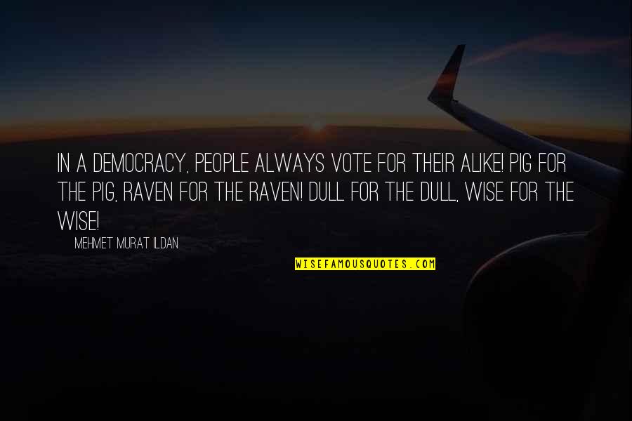Vote Democracy Quotes By Mehmet Murat Ildan: In a democracy, people always vote for their Vote Democracy Quotes By Mehmet Murat Ildan: In a democracy, people always vote for their