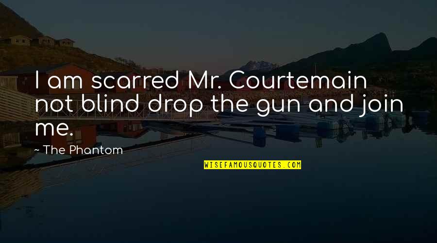 Vrana Palace Quotes By The Phantom: I am scarred Mr. Courtemain not blind drop
