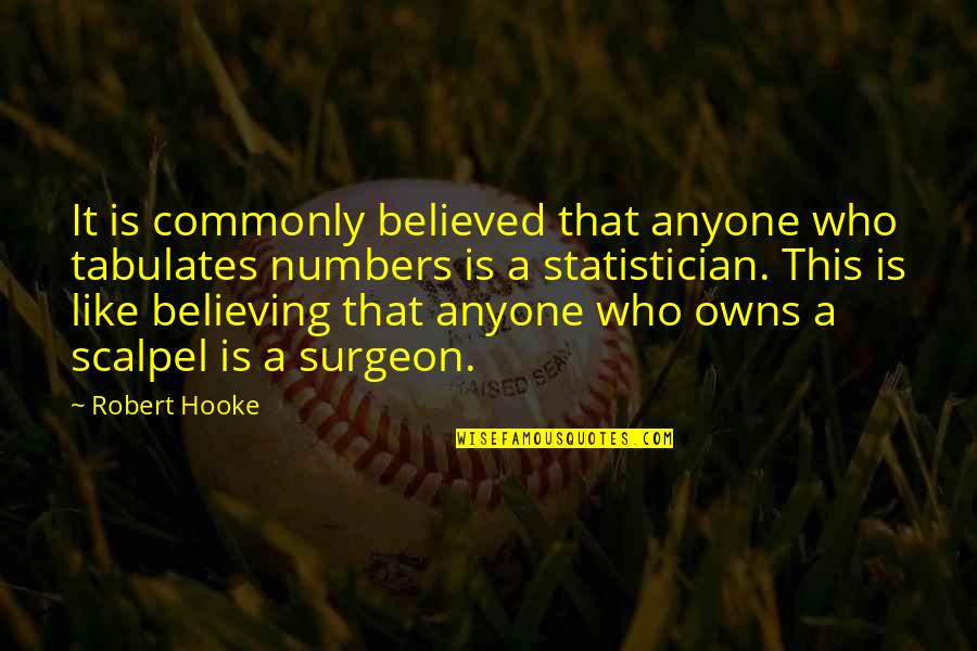 Vsmax Quotes By Robert Hooke: It is commonly believed that anyone who tabulates