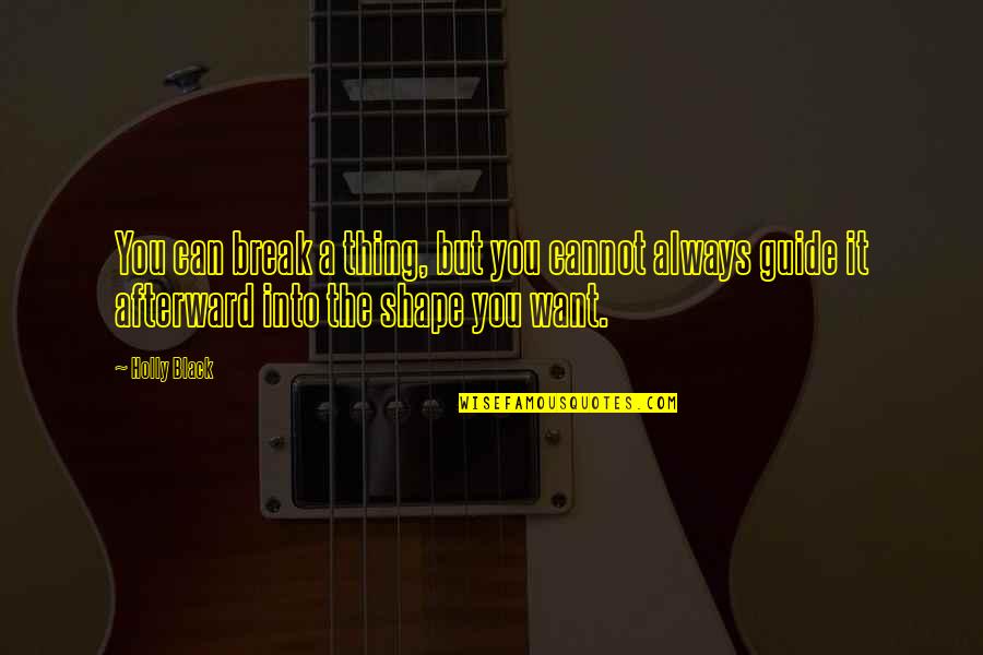 Vyacheslav Tikhonov Quotes By Holly Black: You can break a thing, but you cannot Vyacheslav Tikhonov Quotes By Holly Black: You can break a thing, but you cannot
