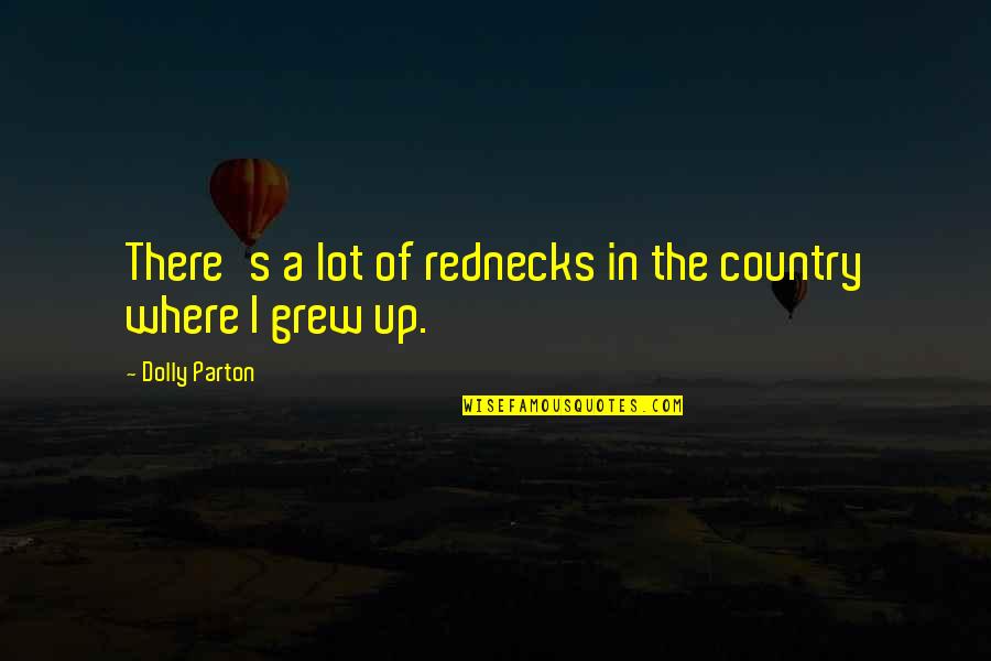 Vyavahar Quotes By Dolly Parton: There's a lot of rednecks in the country