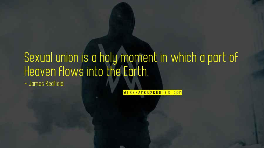 W Polsce Quotes By James Redfield: Sexual union is a holy moment in which