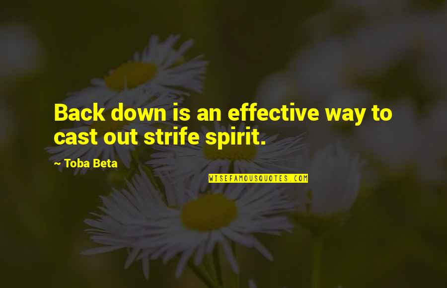 W S Industrial Services Quotes By Toba Beta: Back down is an effective way to cast