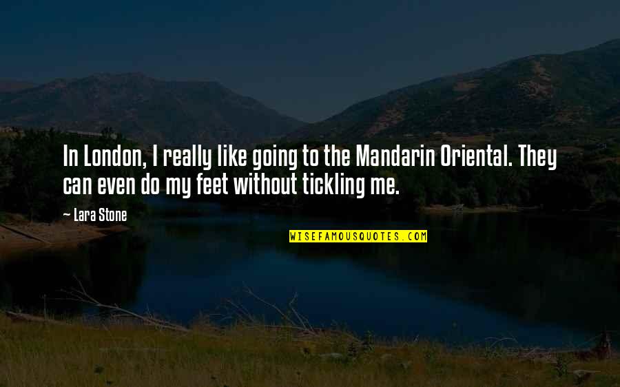Waddled Away Quotes By Lara Stone: In London, I really like going to the Waddled Away Quotes By Lara Stone: In London, I really like going to the