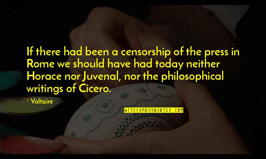 Waffles Breakfast Quotes By Voltaire: If there had been a censorship of the Waffles Breakfast Quotes By Voltaire: If there had been a censorship of the