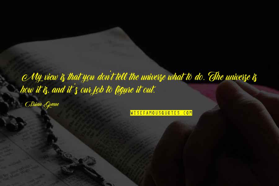 Waggon's Quotes By Brian Greene: My view is that you don't tell the Waggon's Quotes By Brian Greene: My view is that you don't tell the