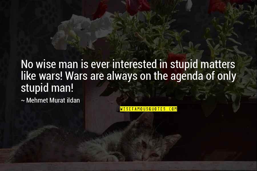 Waiting For A Godly Man Quotes By Mehmet Murat Ildan: No wise man is ever interested in stupid