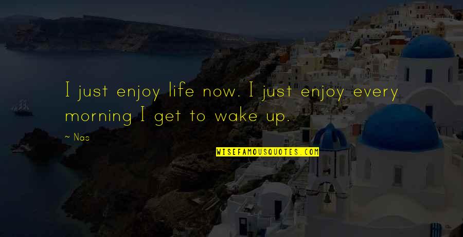 Wake Up Now Quotes By Nas: I just enjoy life now. I just enjoy