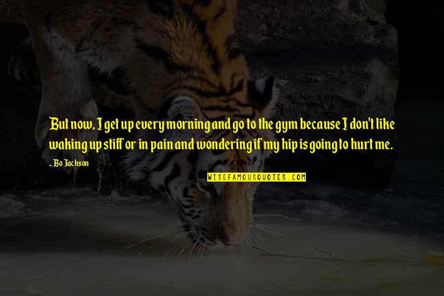 Waking Me Up This Morning Quotes By Bo Jackson: But now, I get up every morning and Waking Me Up This Morning Quotes By Bo Jackson: But now, I get up every morning and