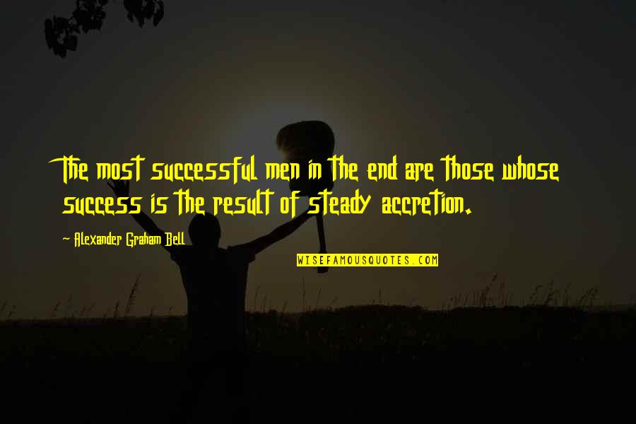 Wakion Quotes By Alexander Graham Bell: The most successful men in the end are