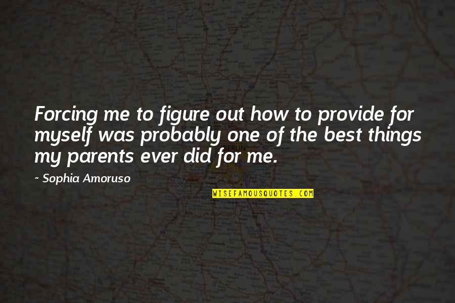 Wakkos States Quotes By Sophia Amoruso: Forcing me to figure out how to provide