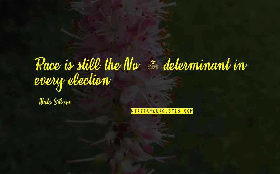Walcheren Quotes By Nate Silver: Race is still the No. 1 determinant in Walcheren Quotes By Nate Silver: Race is still the No. 1 determinant in
