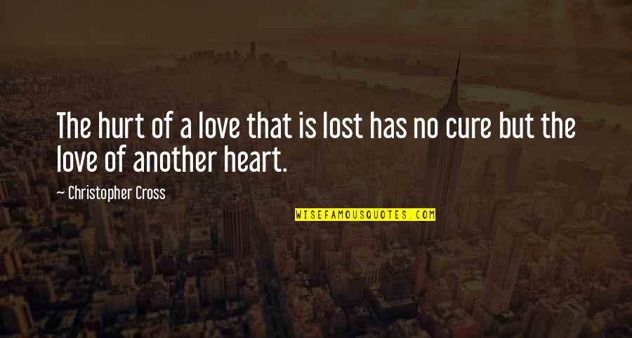 Waled Quotes By Christopher Cross: The hurt of a love that is lost