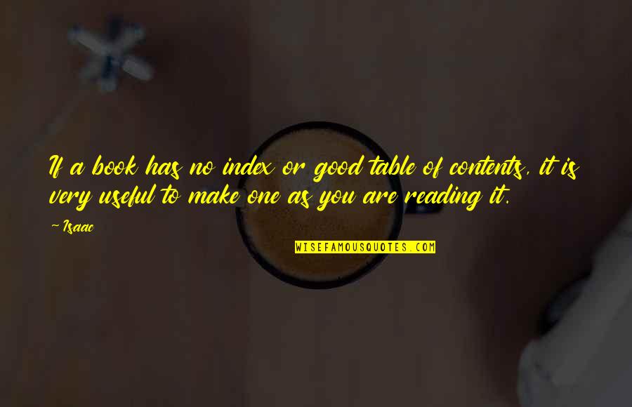 Wallpapers Wid Quotes By Isaac: If a book has no index or good