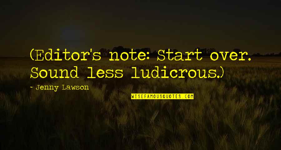 Walt Disney Company Stock Quote Quotes By Jenny Lawson: (Editor's note: Start over. Sound less ludicrous.)