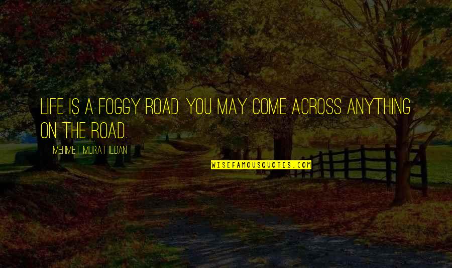 Walter De Maria Quotes By Mehmet Murat Ildan: Life is a foggy road. You may come