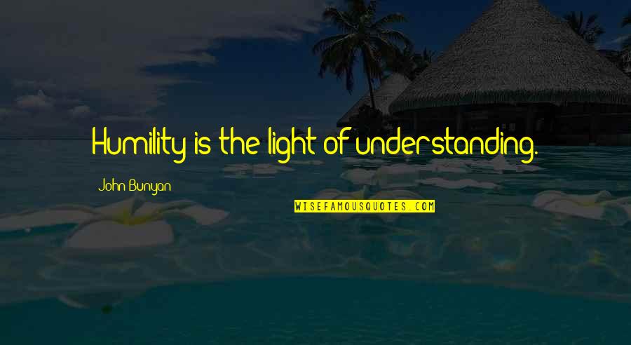 Walter Lanyon Quotes By John Bunyan: Humility is the light of understanding.