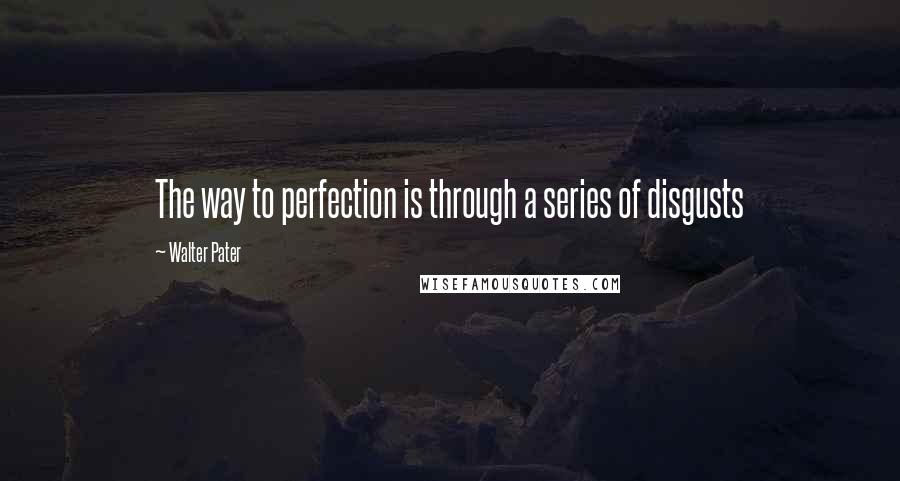 Walter Pater quotes: The way to perfection is through a series of disgusts