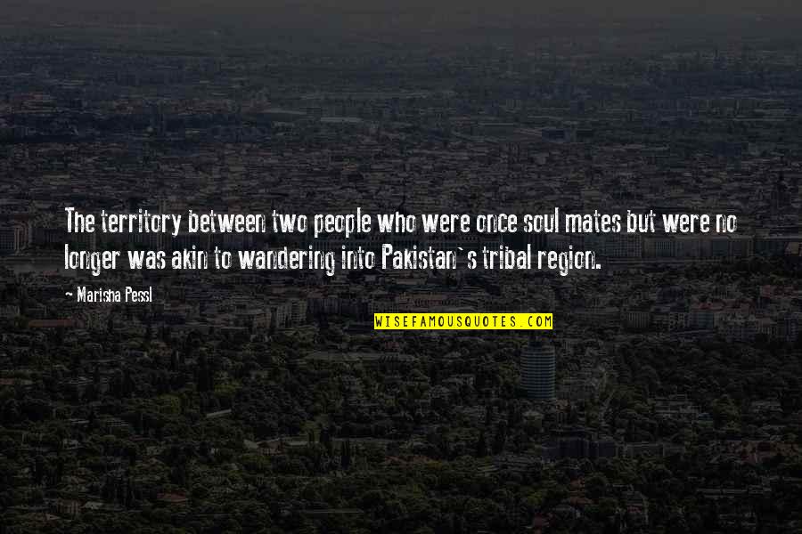 Wandering's Quotes By Marisha Pessl: The territory between two people who were once Wandering's Quotes By Marisha Pessl: The territory between two people who were once