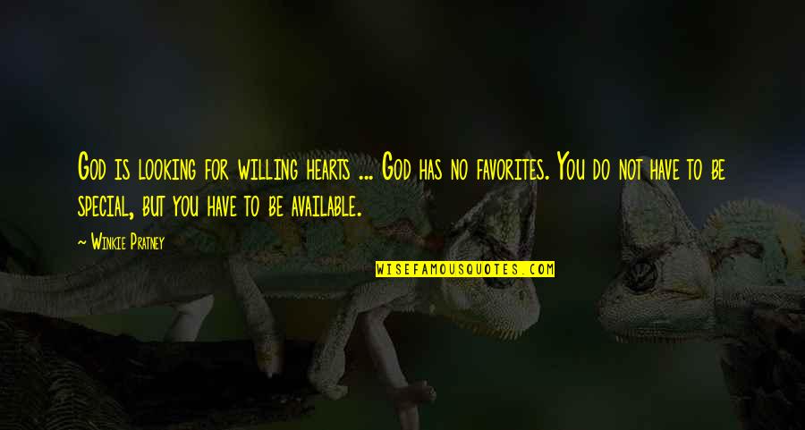 Wang Guangyi Quotes By Winkie Pratney: God is looking for willing hearts ... God