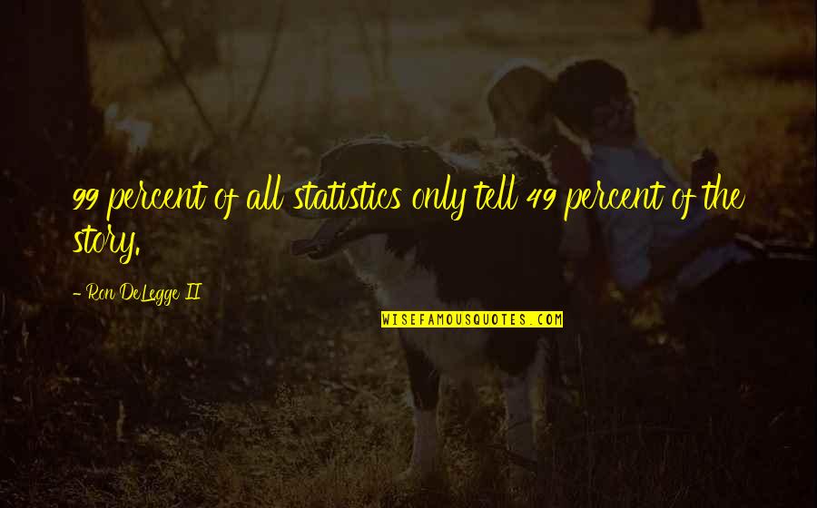 Wanisha Quotes By Ron DeLegge II: 99 percent of all statistics only tell 49 Wanisha Quotes By Ron DeLegge II: 99 percent of all statistics only tell 49