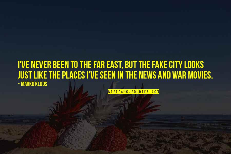 War From Movies Quotes By Marko Kloos: I've never been to the Far East, but