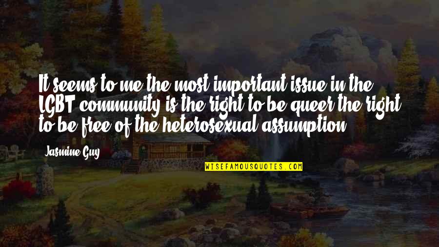 Warchol Zwierze Quotes By Jasmine Guy: It seems to me the most important issue Warchol Zwierze Quotes By Jasmine Guy: It seems to me the most important issue
