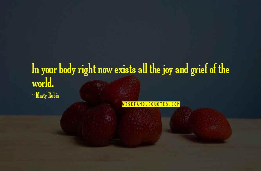 Warrenhas Quotes By Marty Rubin: In your body right now exists all the