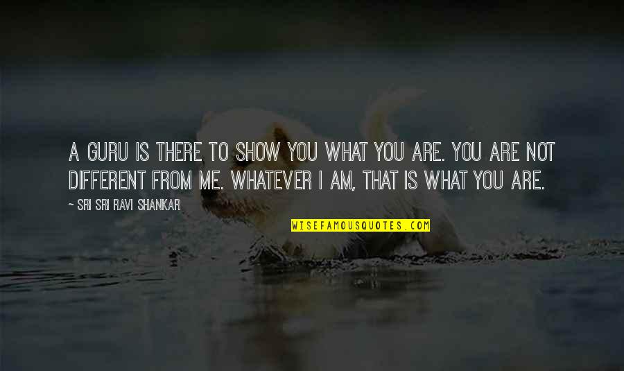Warten Ragoz Sa Quotes By Sri Sri Ravi Shankar: A Guru is there to show you what