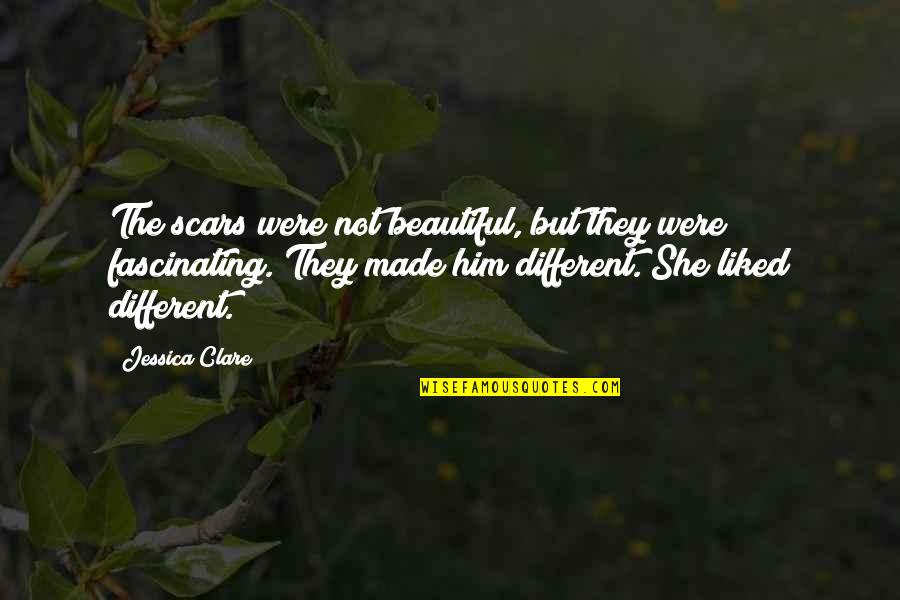 Washuk Map Quotes By Jessica Clare: The scars were not beautiful, but they were