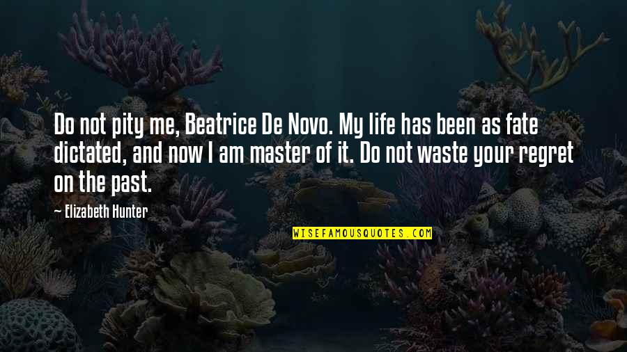 Waste Of My Life Quotes By Elizabeth Hunter: Do not pity me, Beatrice De Novo. My