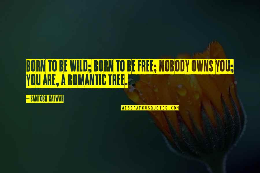 Wasted Efforts Quotes By Santosh Kalwar: Born to be wild; born to be free;