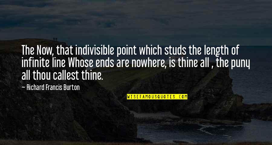 Water Conservation In Sanskrit Quotes By Richard Francis Burton: The Now, that indivisible point which studs the Water Conservation In Sanskrit Quotes By Richard Francis Burton: The Now, that indivisible point which studs the