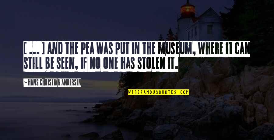 Water Polo T Shirt Quotes By Hans Christian Andersen: [ ... ] and the pea was put