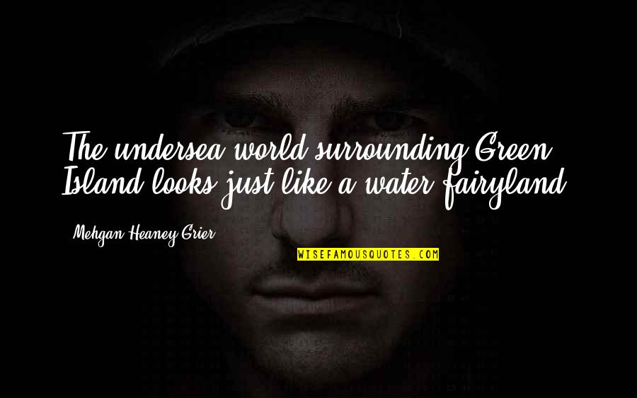 Water World Quotes By Mehgan Heaney-Grier: The undersea world surrounding Green Island looks just