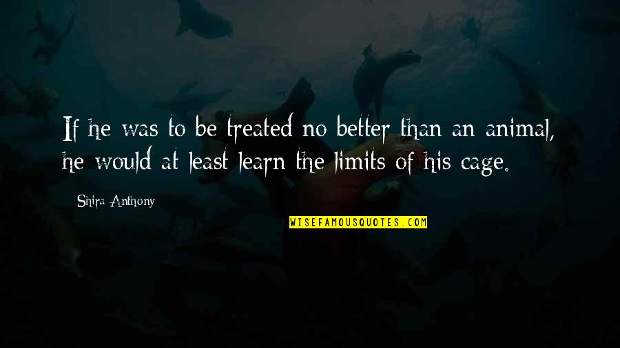 Watercolors Sirius Quotes By Shira Anthony: If he was to be treated no better
