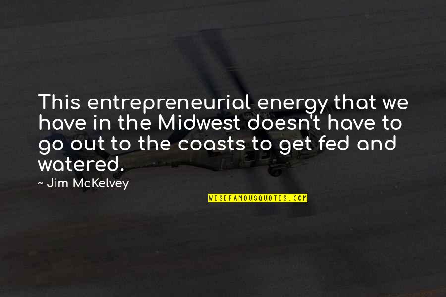 Watered Quotes By Jim McKelvey: This entrepreneurial energy that we have in the