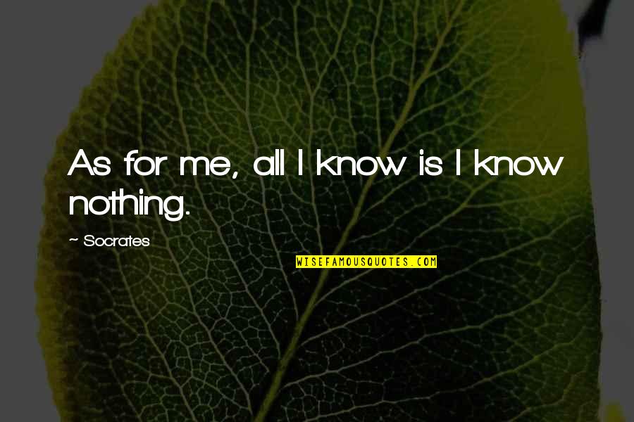 Watermarks For Photographers Quotes By Socrates: As for me, all I know is I Watermarks For Photographers Quotes By Socrates: As for me, all I know is I