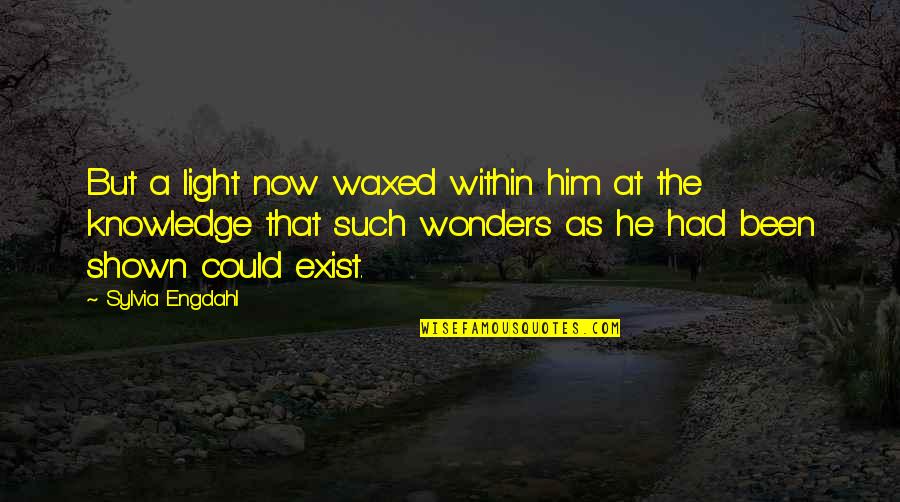 Waxed Quotes By Sylvia Engdahl: But a light now waxed within him at