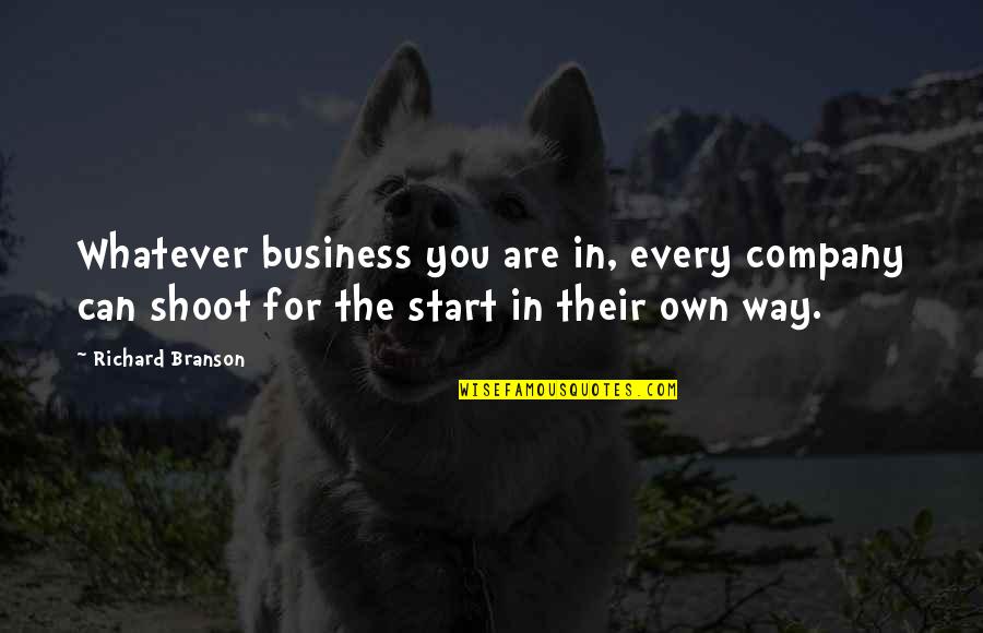 Waynell Jones Quotes By Richard Branson: Whatever business you are in, every company can