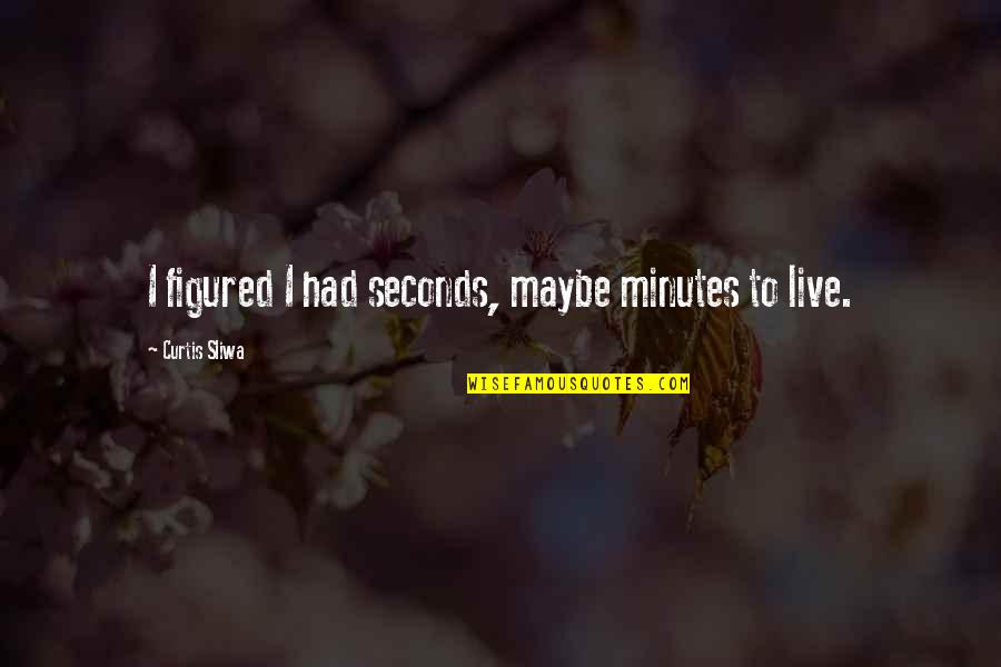 We All Wear Masks Quotes By Curtis Sliwa: I figured I had seconds, maybe minutes to We All Wear Masks Quotes By Curtis Sliwa: I figured I had seconds, maybe minutes to